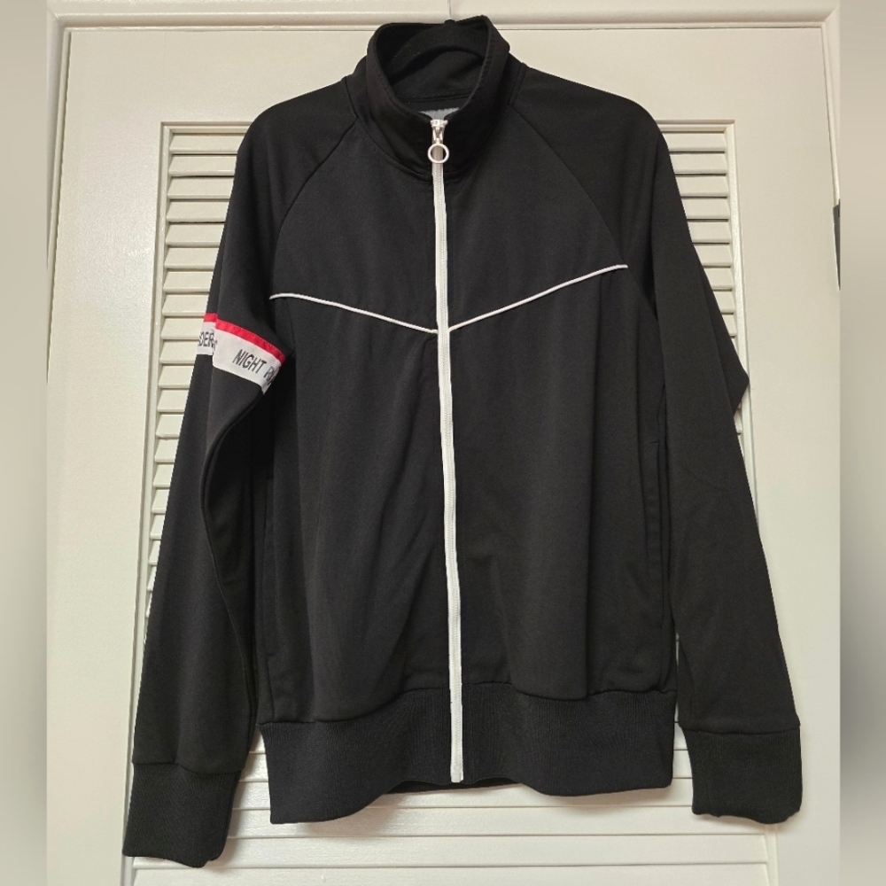 Zara - Men's Varsity Bomber Night Riders Zipper Jacket
